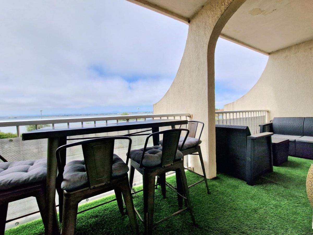 Appartement 1Ere Ligne Piscine Terrasse Au Bord De La Plage Front De Mer Avec 6 Velos Palavas-les-Flots Exterior foto